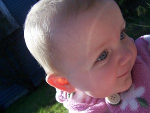 Spring looks good on Stella.