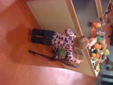 Stella loves fruits and vegetables. The catch? She prefers the plastic kind.