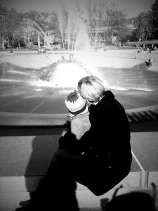 A rare moment of peace. Followed by an overwhelming desire to pee.