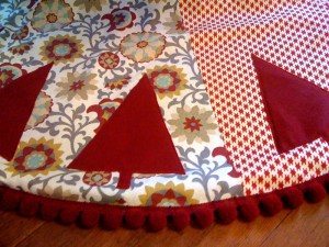 I will probably wear the tree skirt to Cody's office Christmas party.