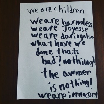 We are children We are innocent